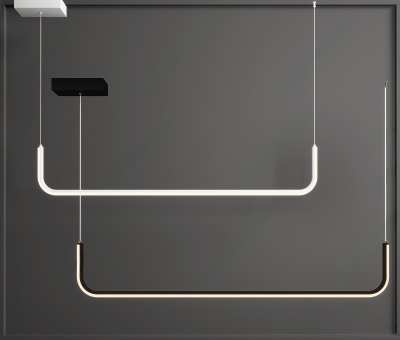 现代极简吊灯3D模型下载